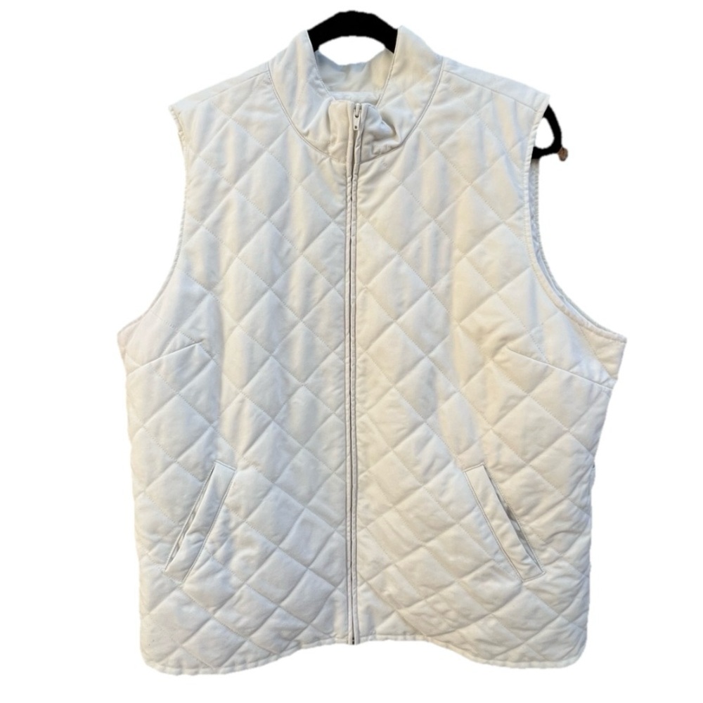 Orvis Quilted Cream Vest XL
